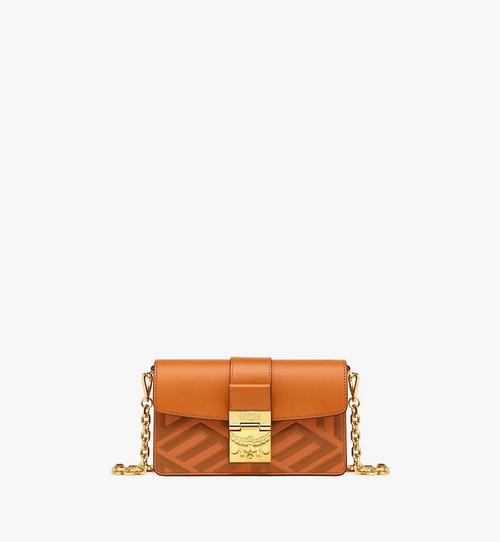 Tracy Crossbody in Cubic Logo Leather