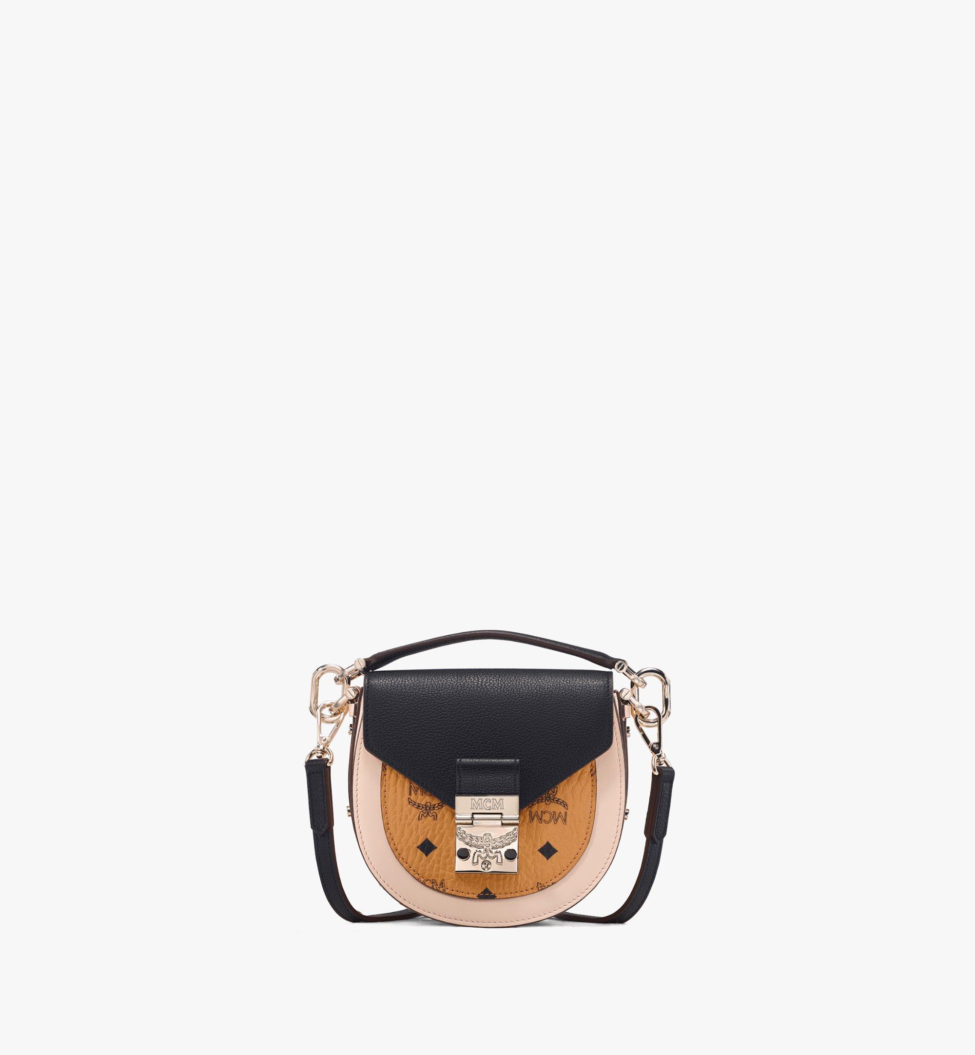 mcm shoulder bag black