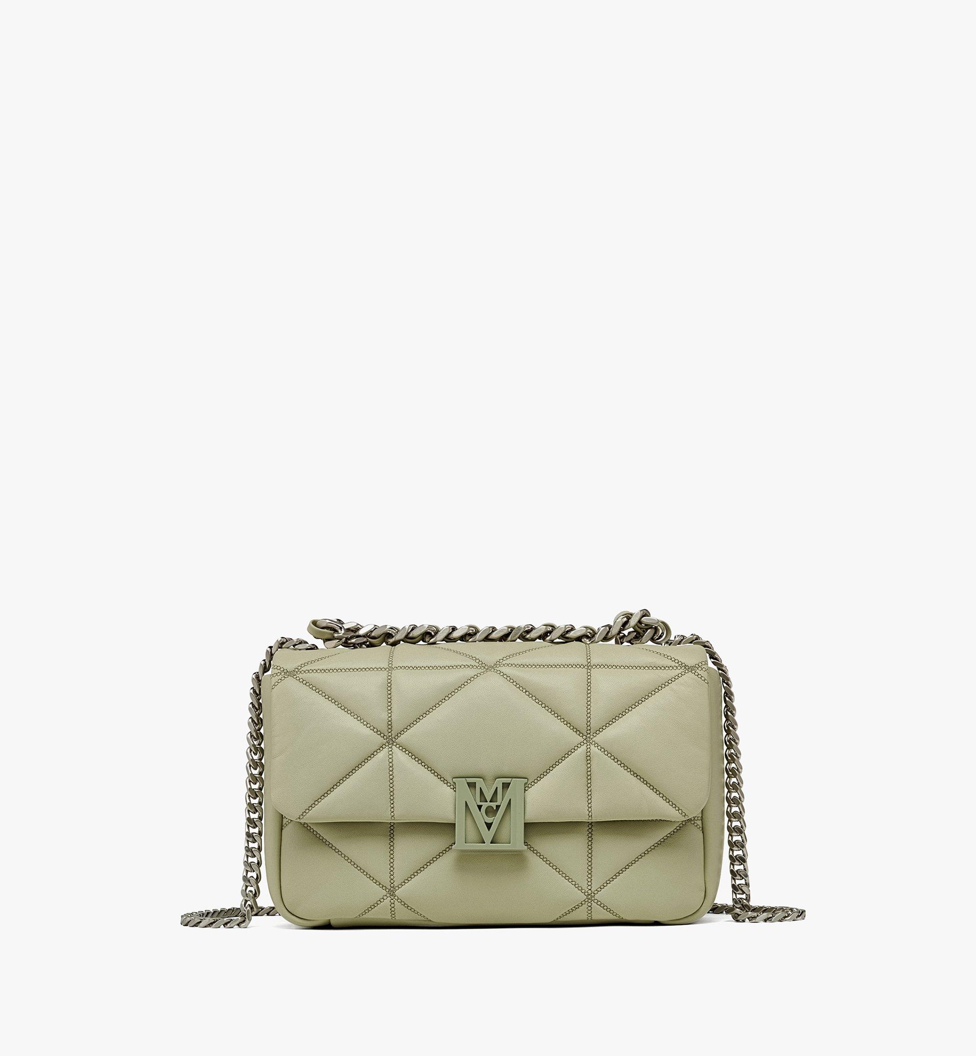Travia Schultertasche aus gestepptem Cloud-Leder