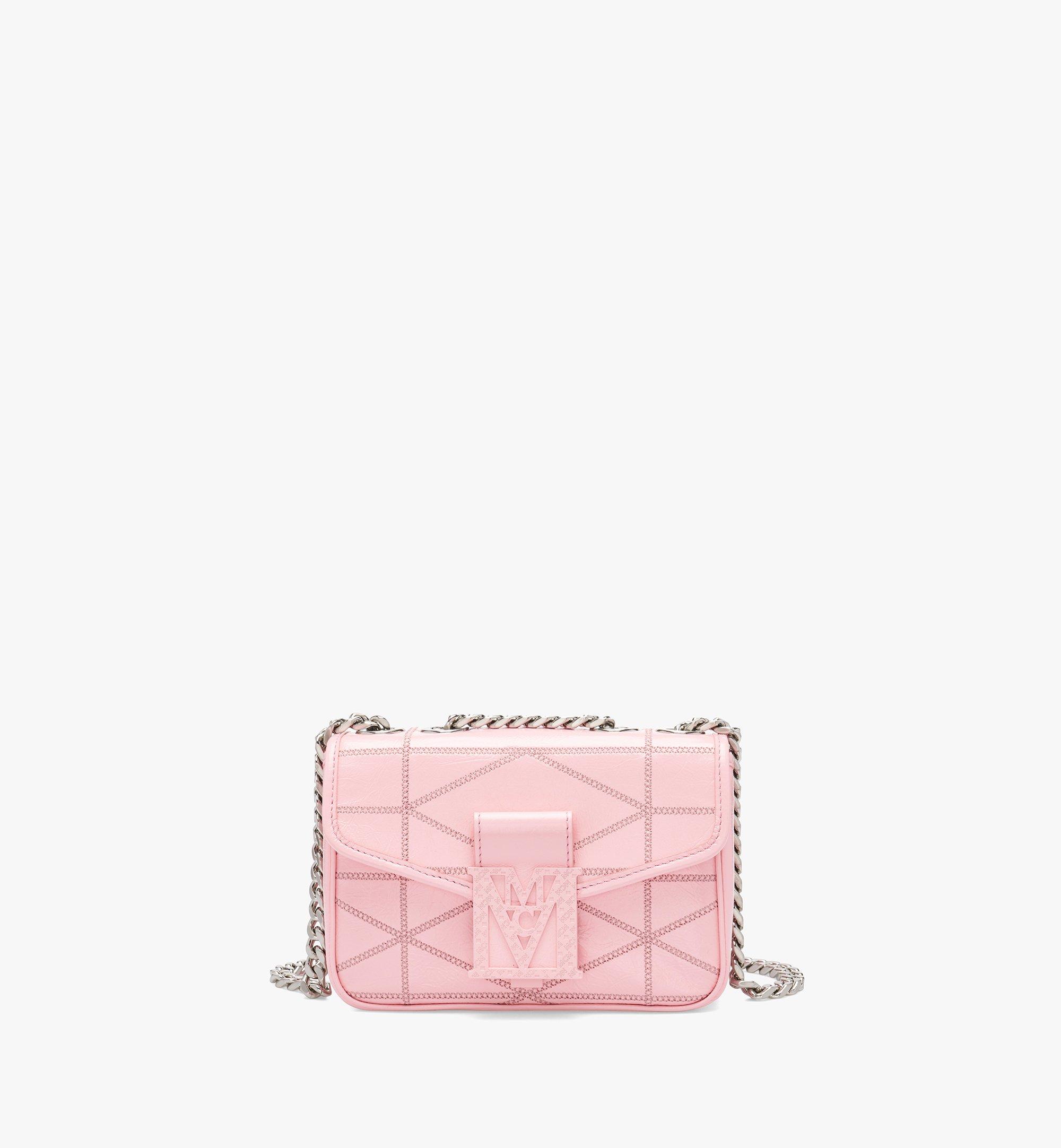 Sac porté épaule Travia matelassé en cuir effet craquelé