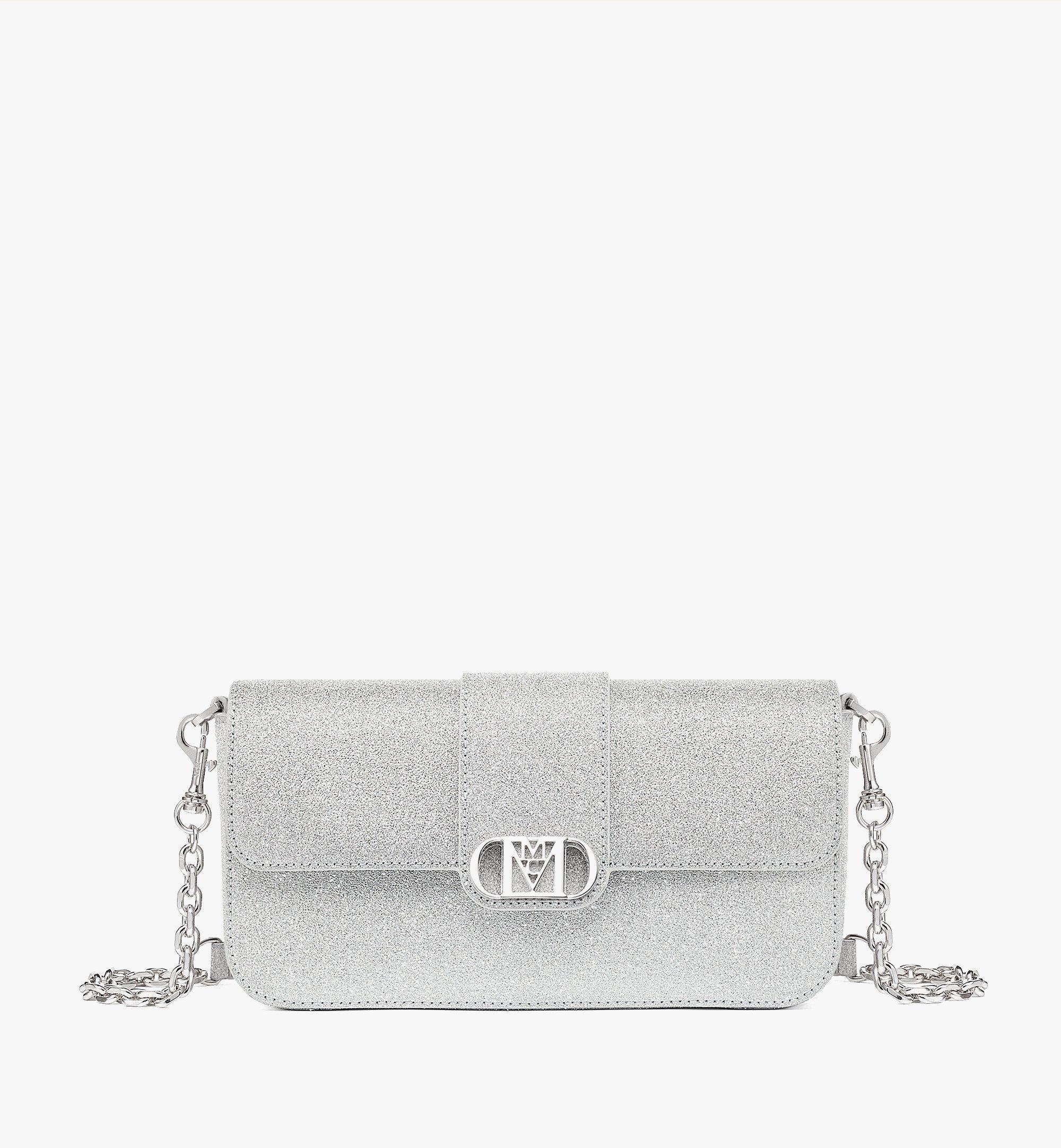 Mode Travia Schultertasche aus Glitzerleder