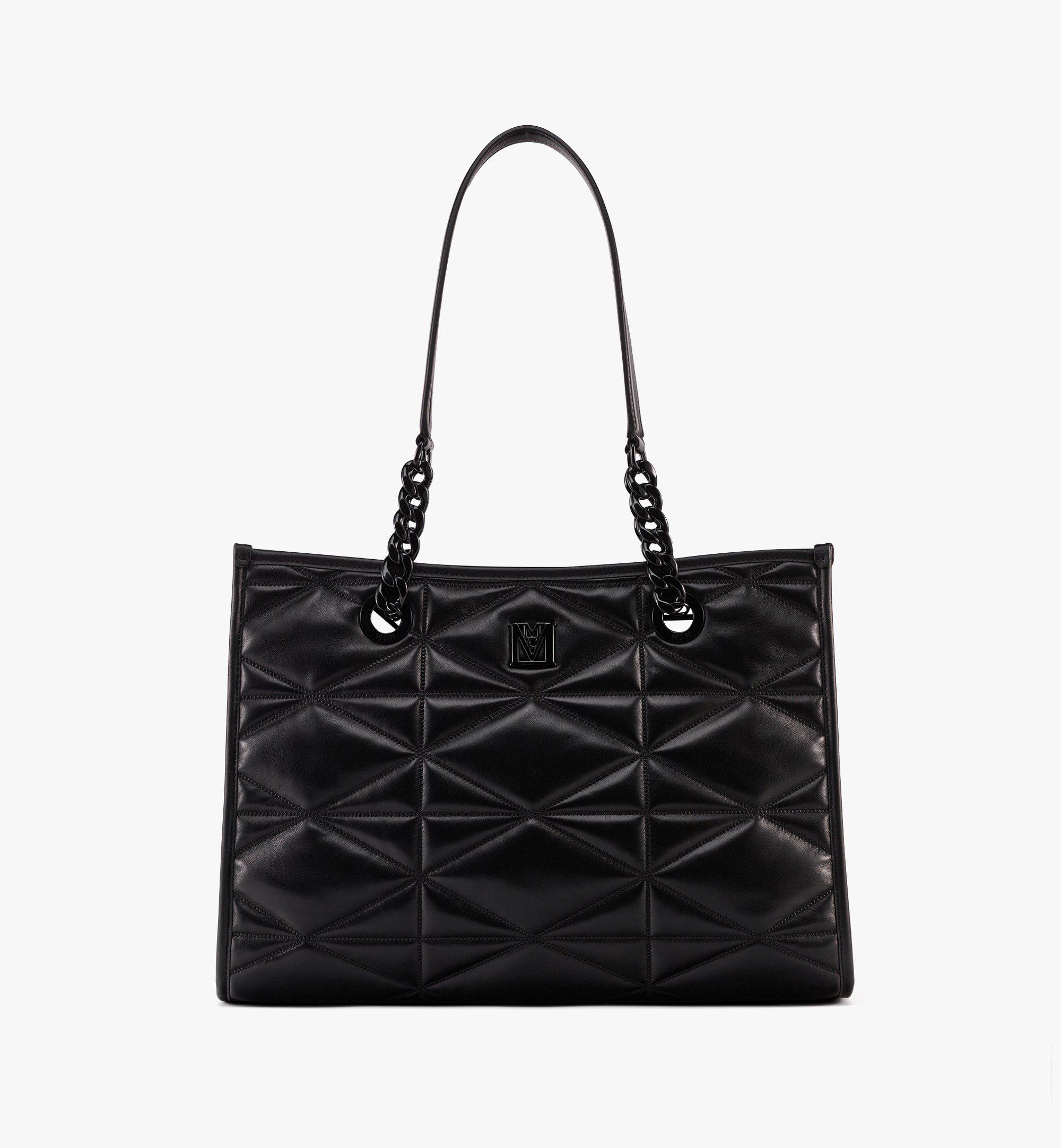 Sac porté épaule Travia en cuir d’agneau matelassé Cloud