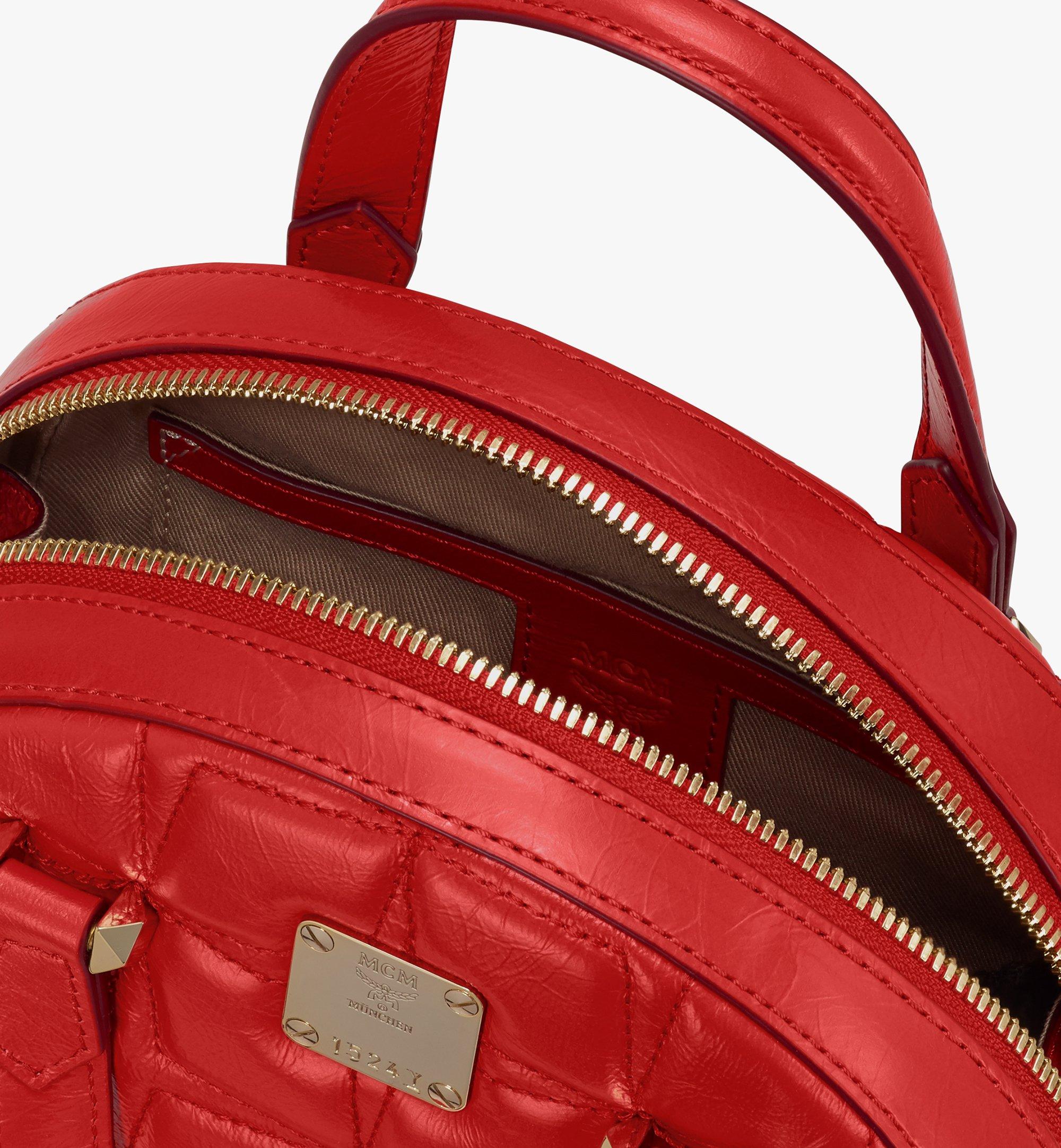 mcm red tote