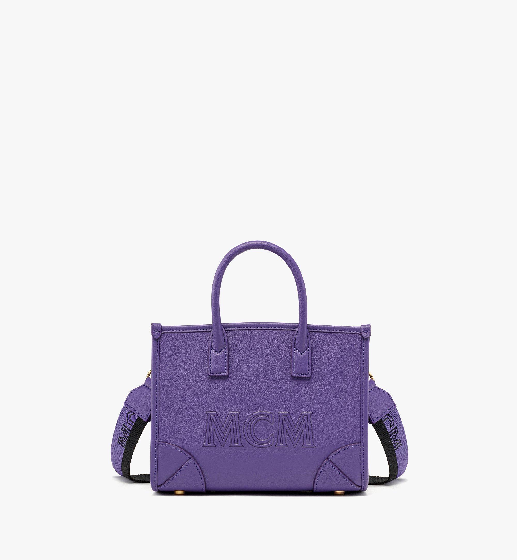 MCM Maxi Munchen Quilted Nylon Tote
