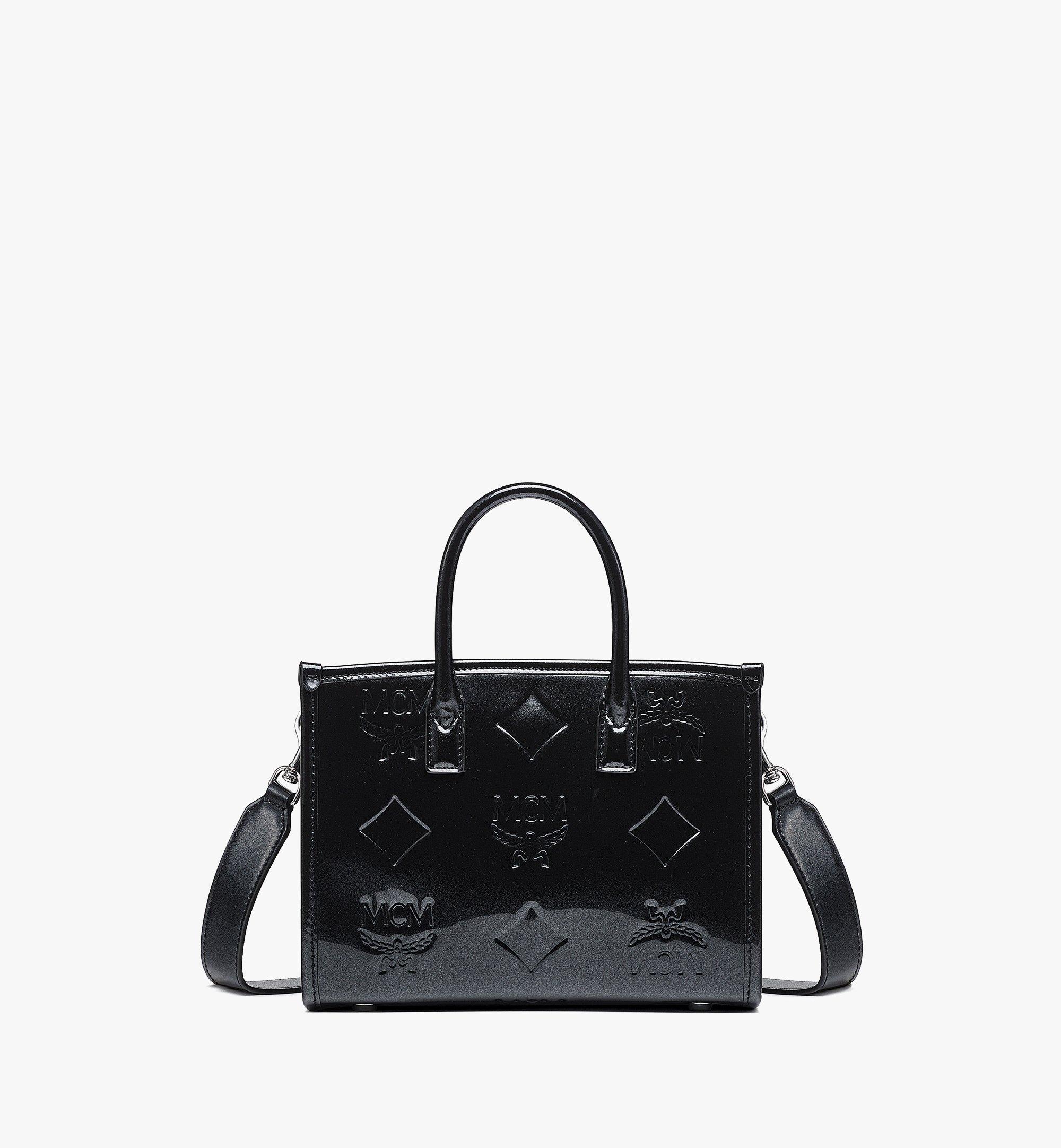 Sac fourre-tout München en cuir italien verni Maxi