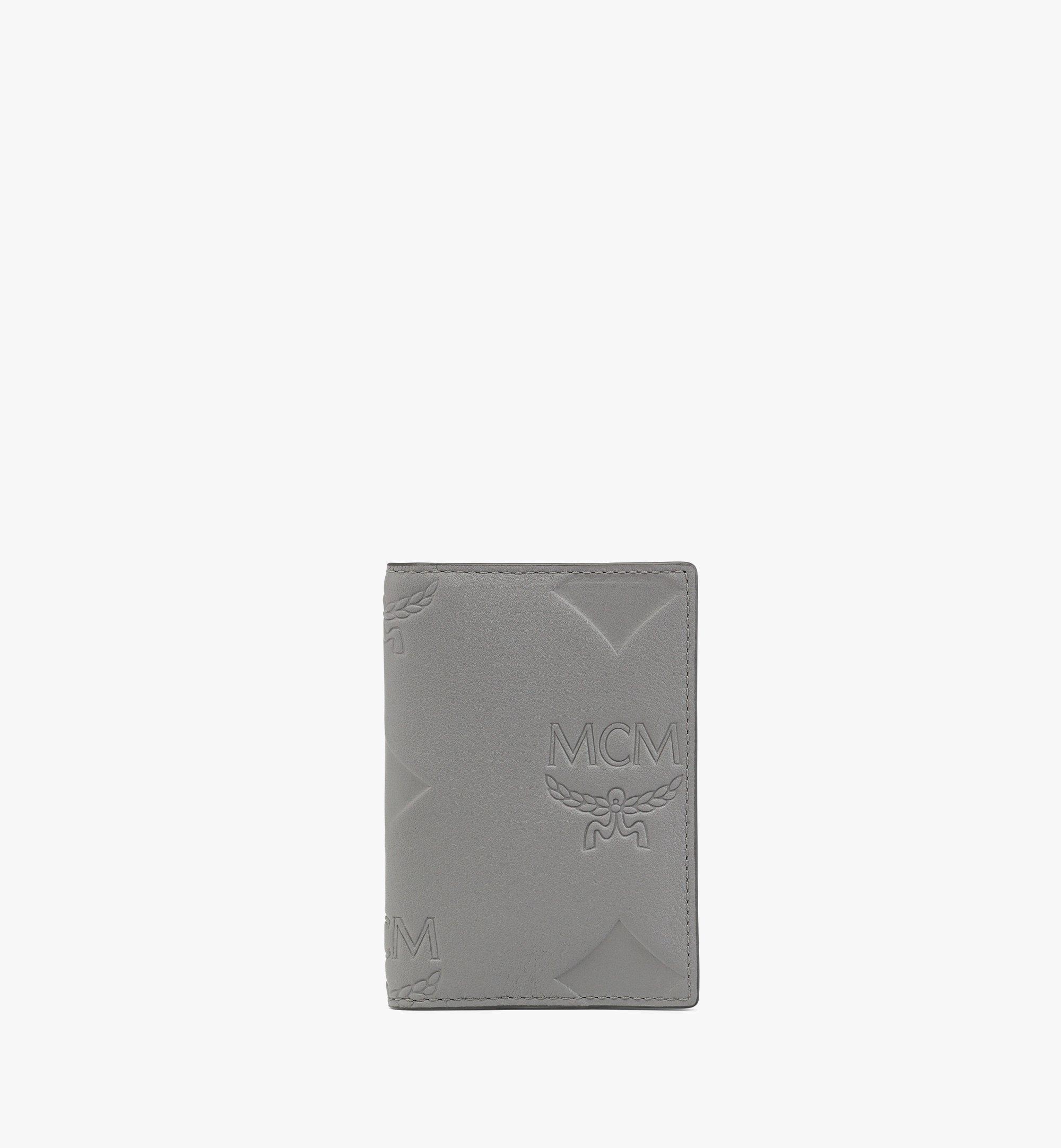 Mcm Monogram Leather Credit Card Keychain Wallet MC-1202P-0014