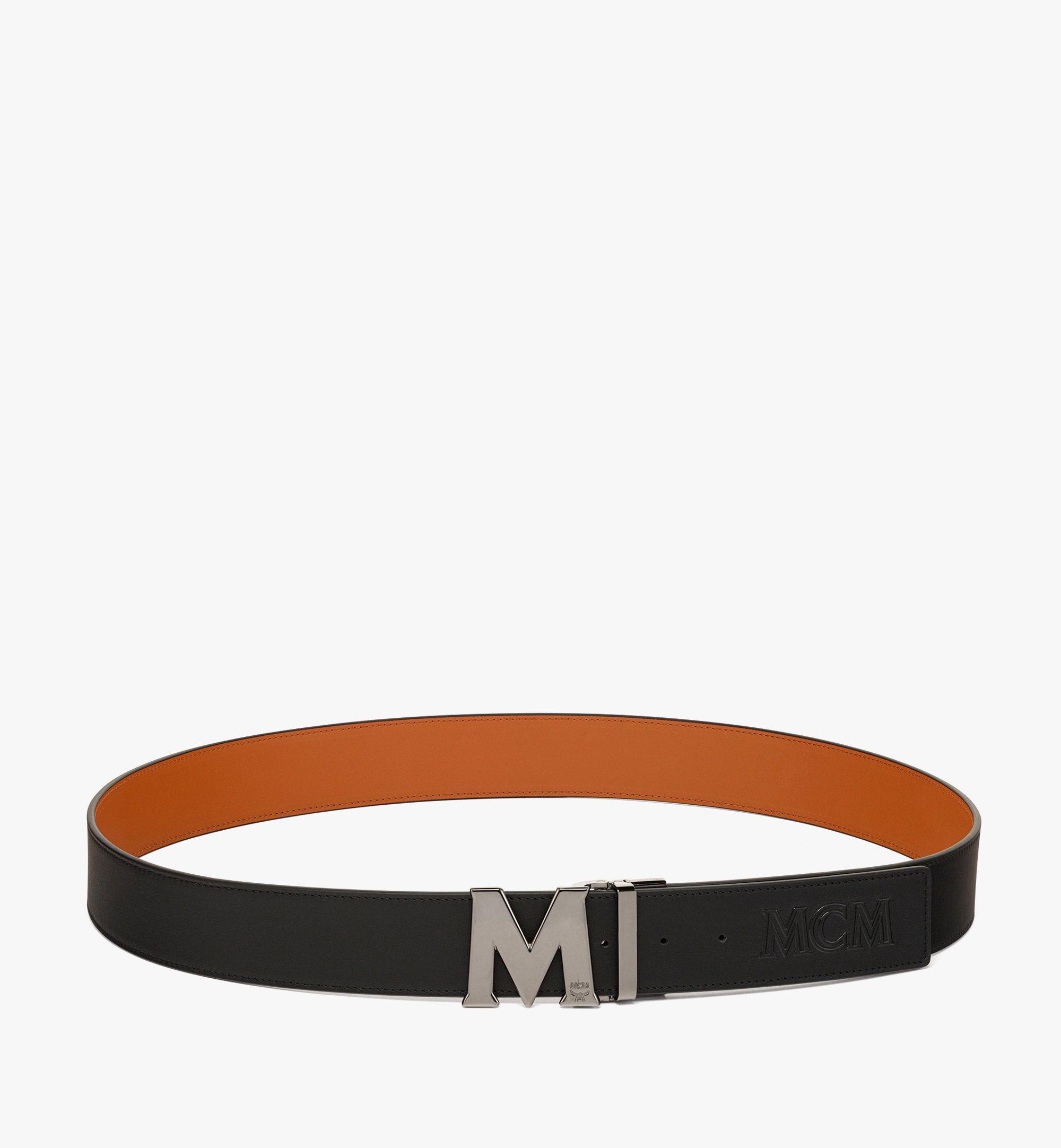 Ceinture réversible Claus M 4,5 cm en cuir de veau espagnol