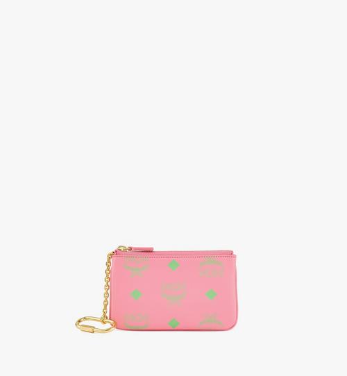 Key Pouch in Color Splash Logo Leather