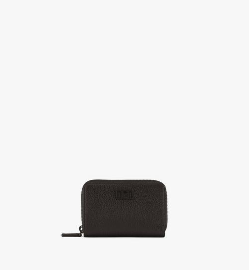 MCM Tech Zip Around Wallet in Embossed Spanish Leather