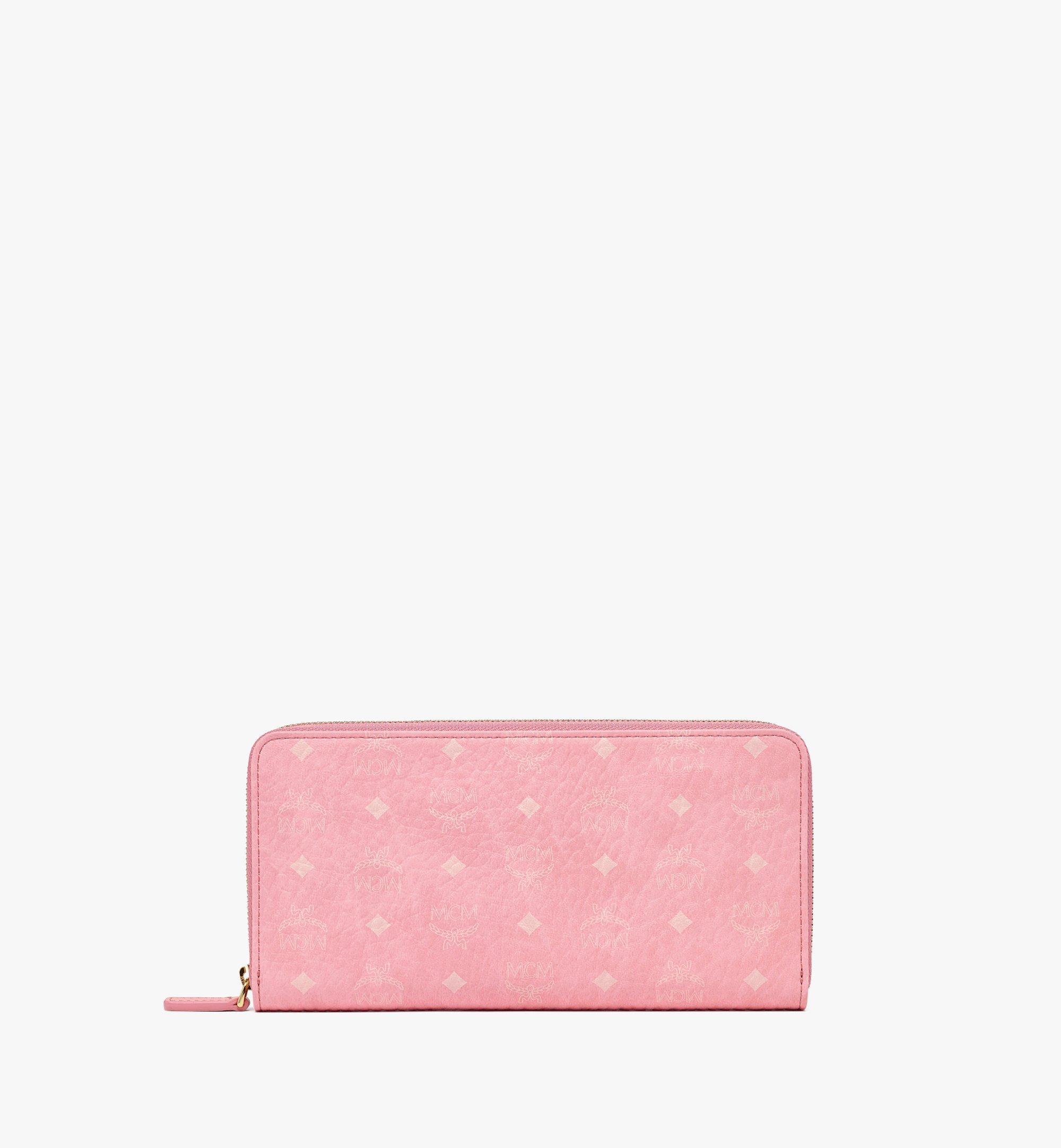 Zip Around Wallet in Visetos
