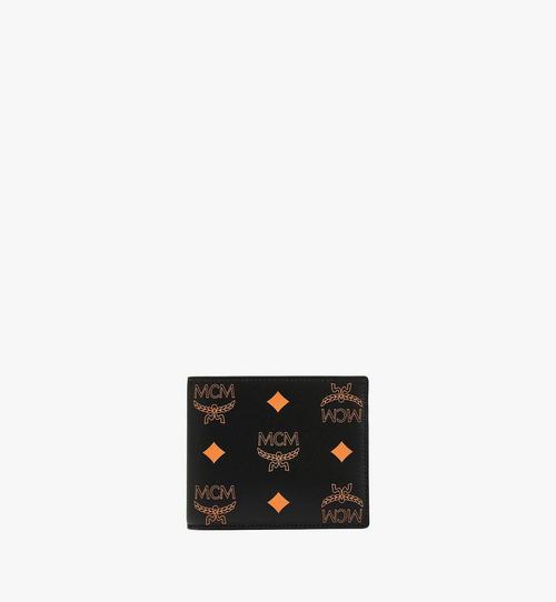 Bifold Wallet in Color Splash Logo Leather