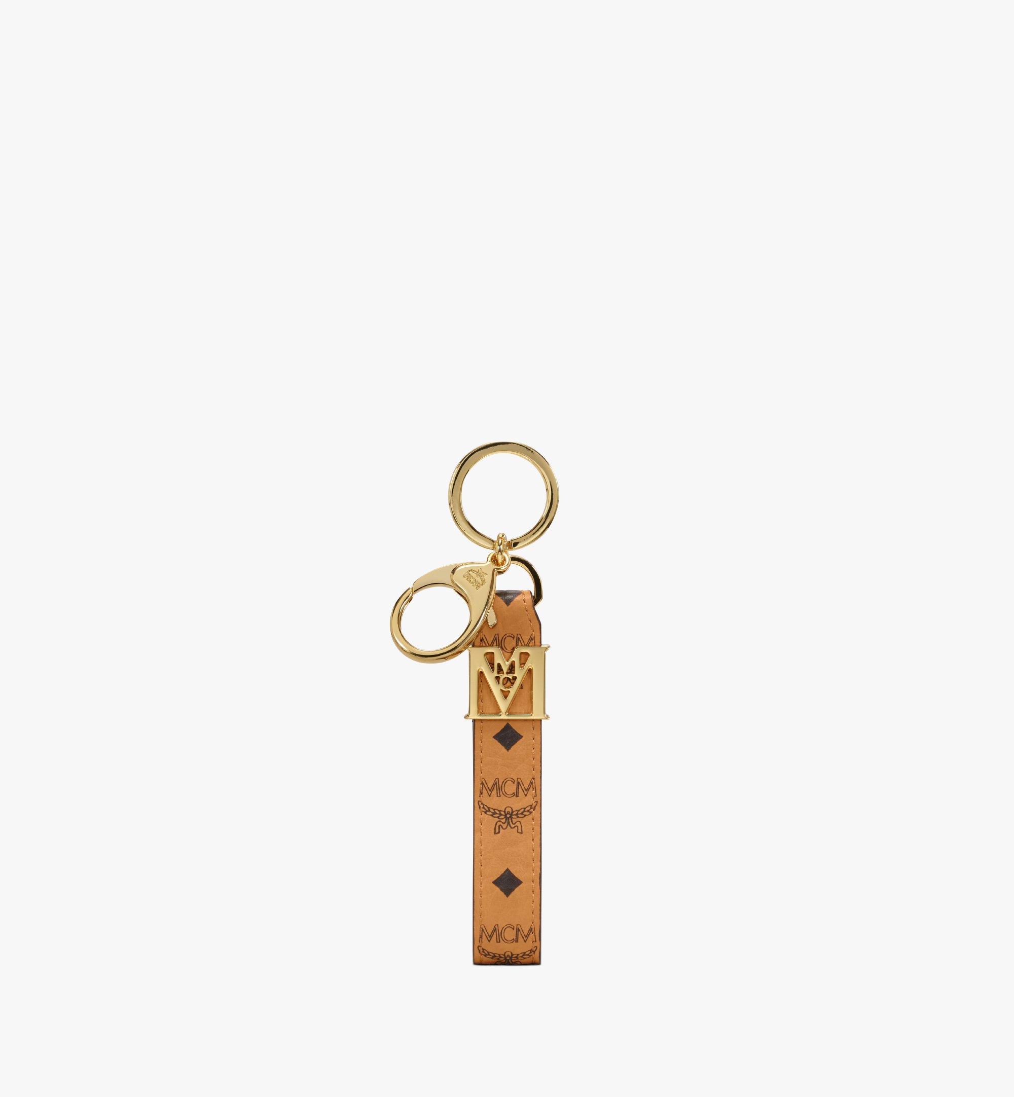 MCM Heritage Rabbit Charm Keychain - Cognac in Brown