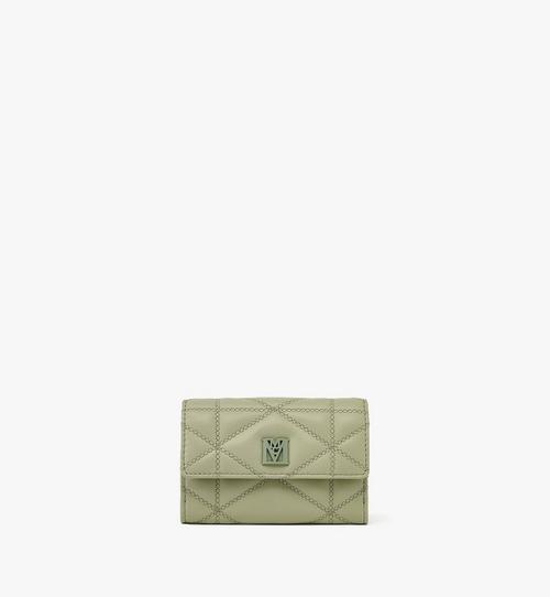 Travia Card Case in Cloud Quilted Leather