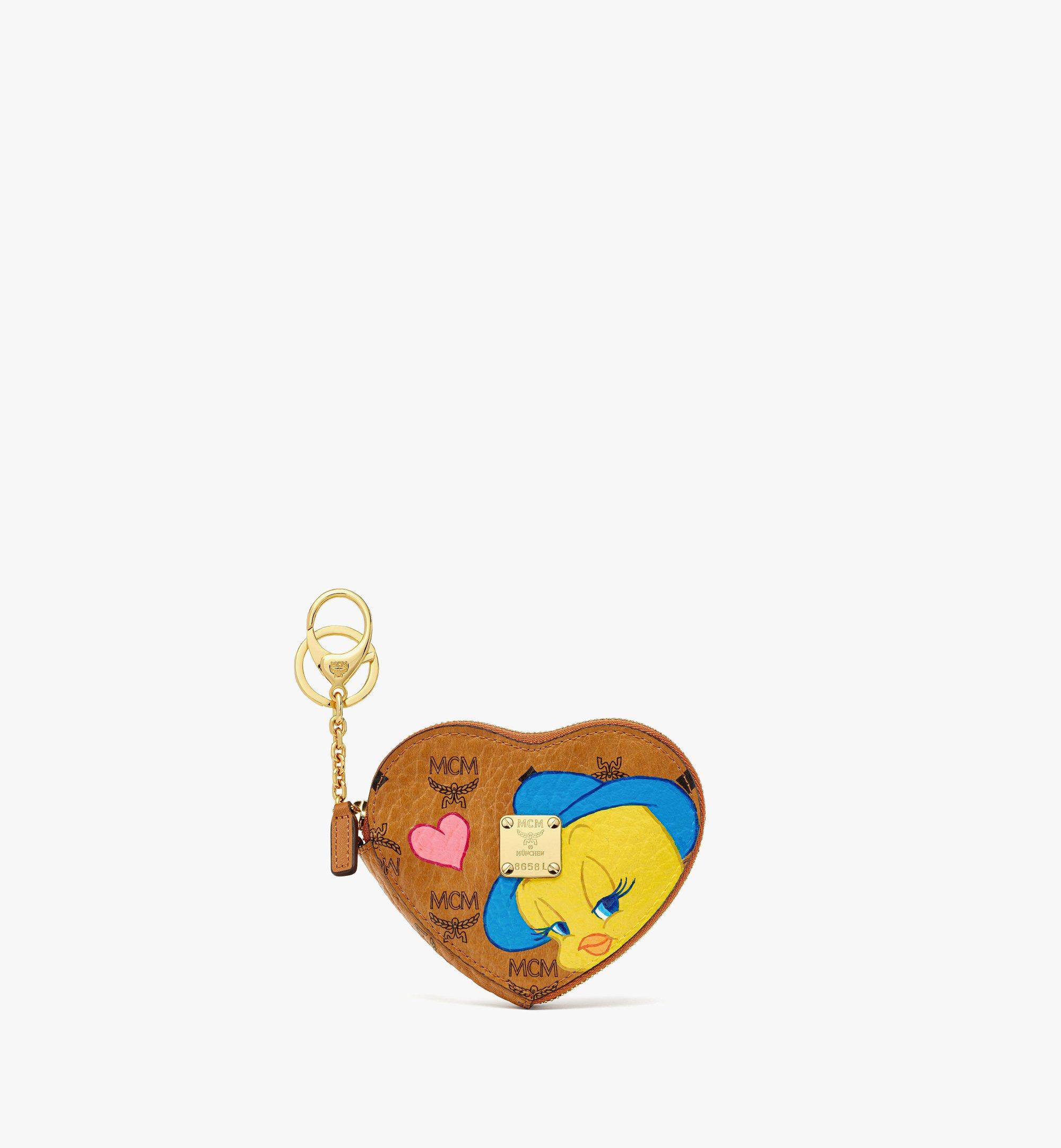 จี้ห้อยกระเป๋ารูปหัวใจต้อนรับวันวาเลนไทน์ลาย Visetos ตกแต่งด้วยรูปนก Tweety