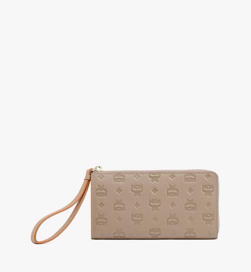 Klara Zip Around Wallet in Monogram Leather