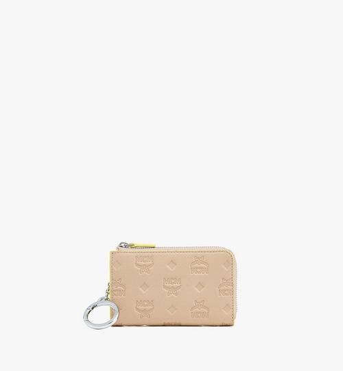 Aren Zip Card Wallet in Monogram Leather