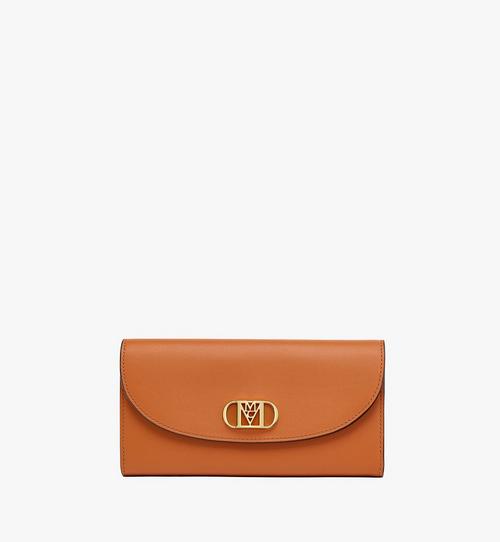 Mode Travia Continental Wallet in Spanish Leather