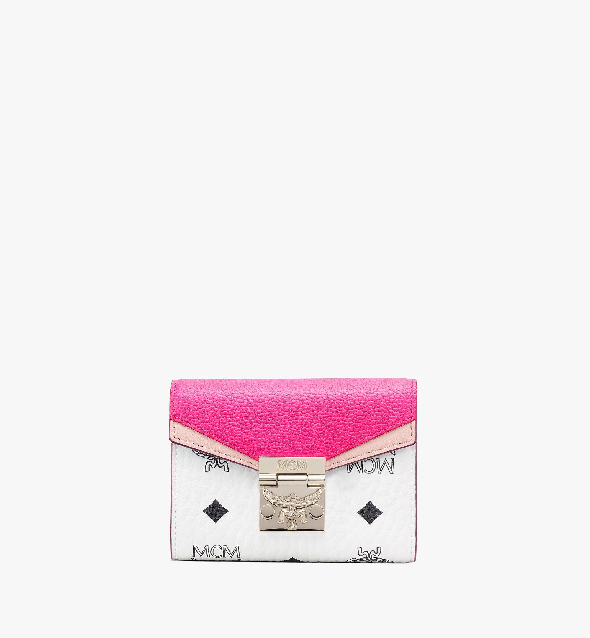 Patricia Trifold Wallet in Color Block Visetos