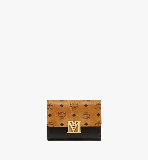 Travia Trifold Wallet in Visetos Leather Mix