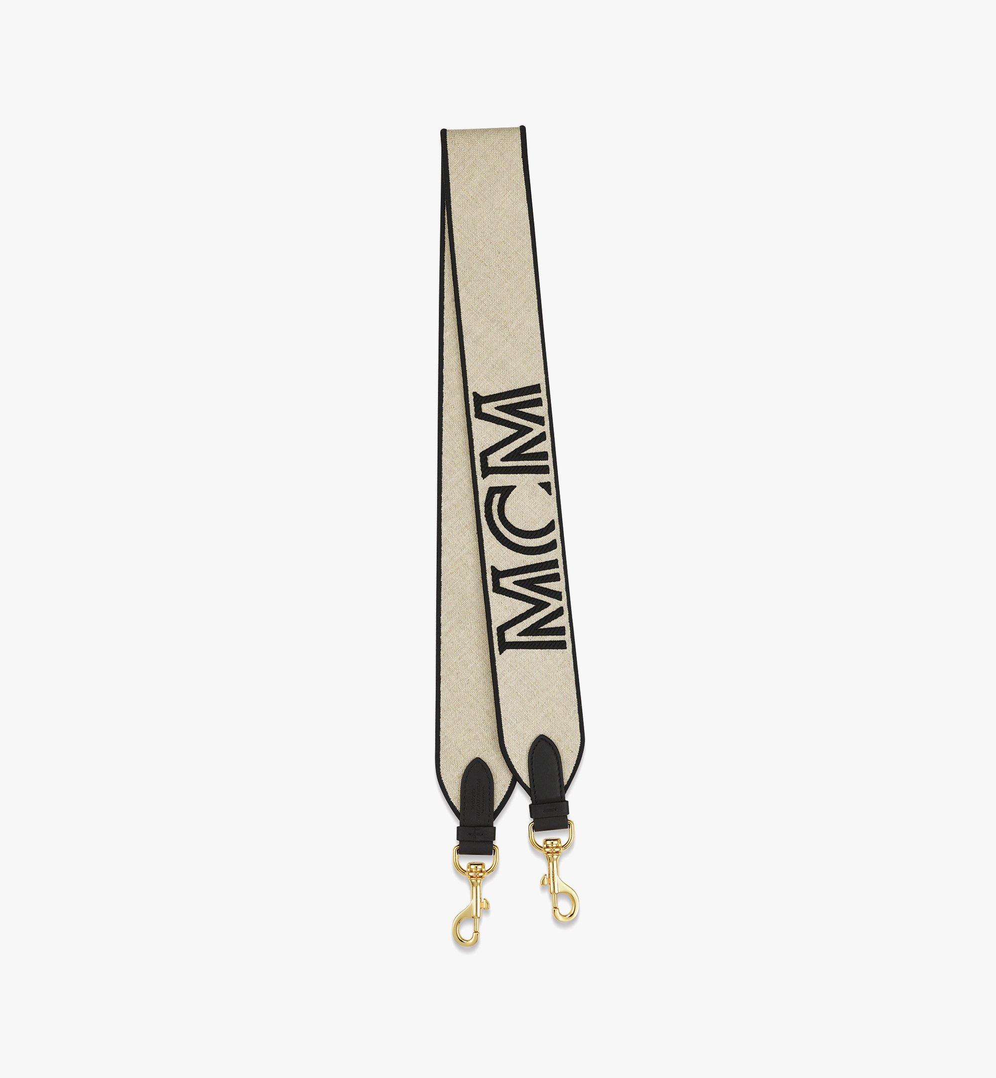 Mcm leather strap new arrivals