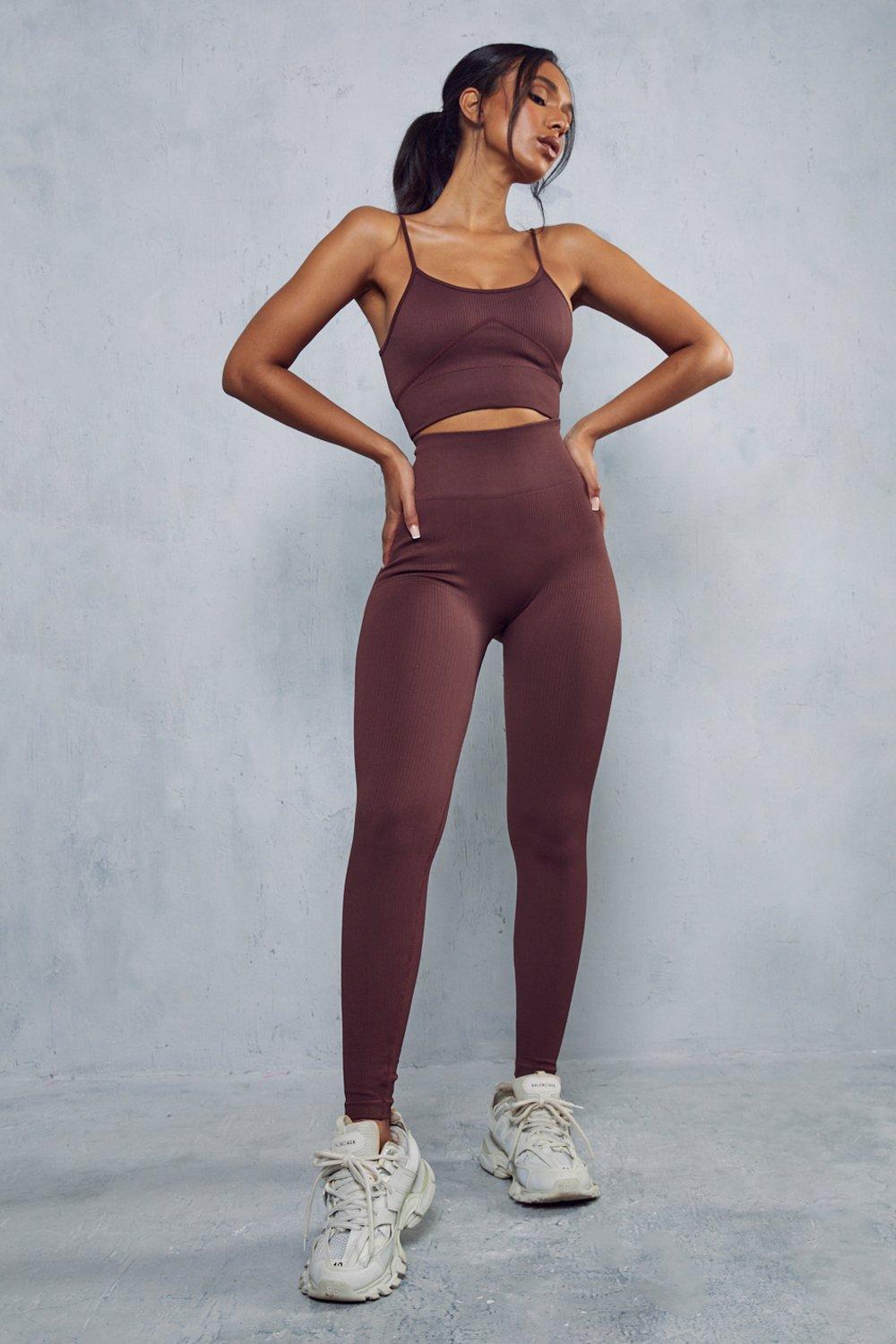 Women's Longline Rib Top & Legging Co-Ord Set