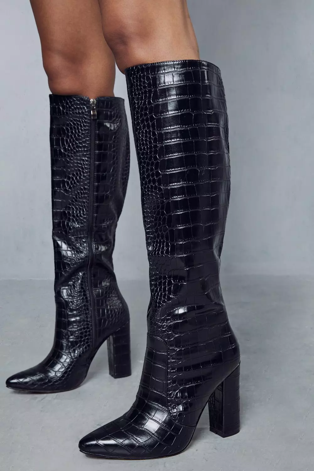 Croc high best sale knee boots