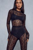 Black Miss Joslin Lace Bodysuit