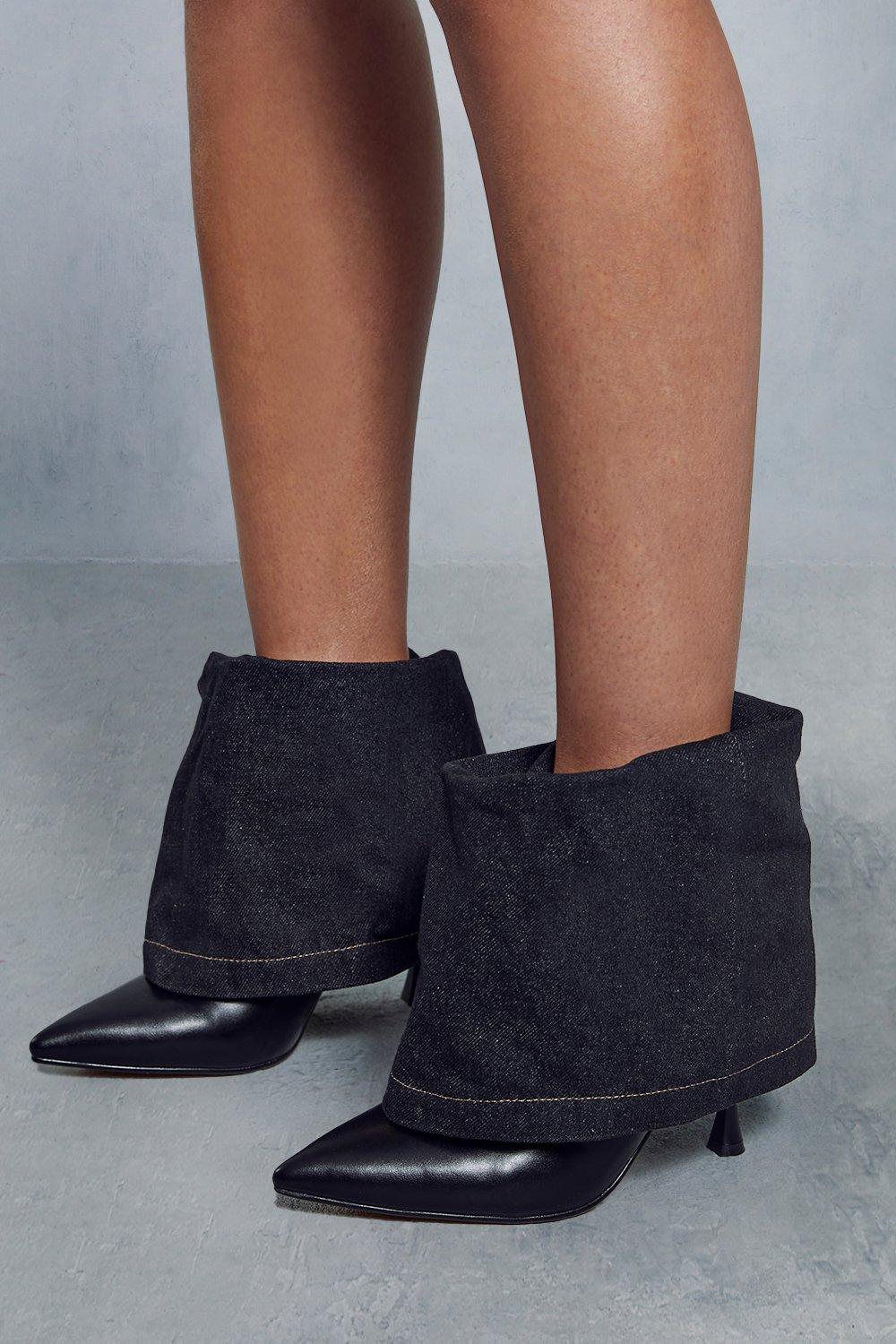 Fold over 2024 ankle boots