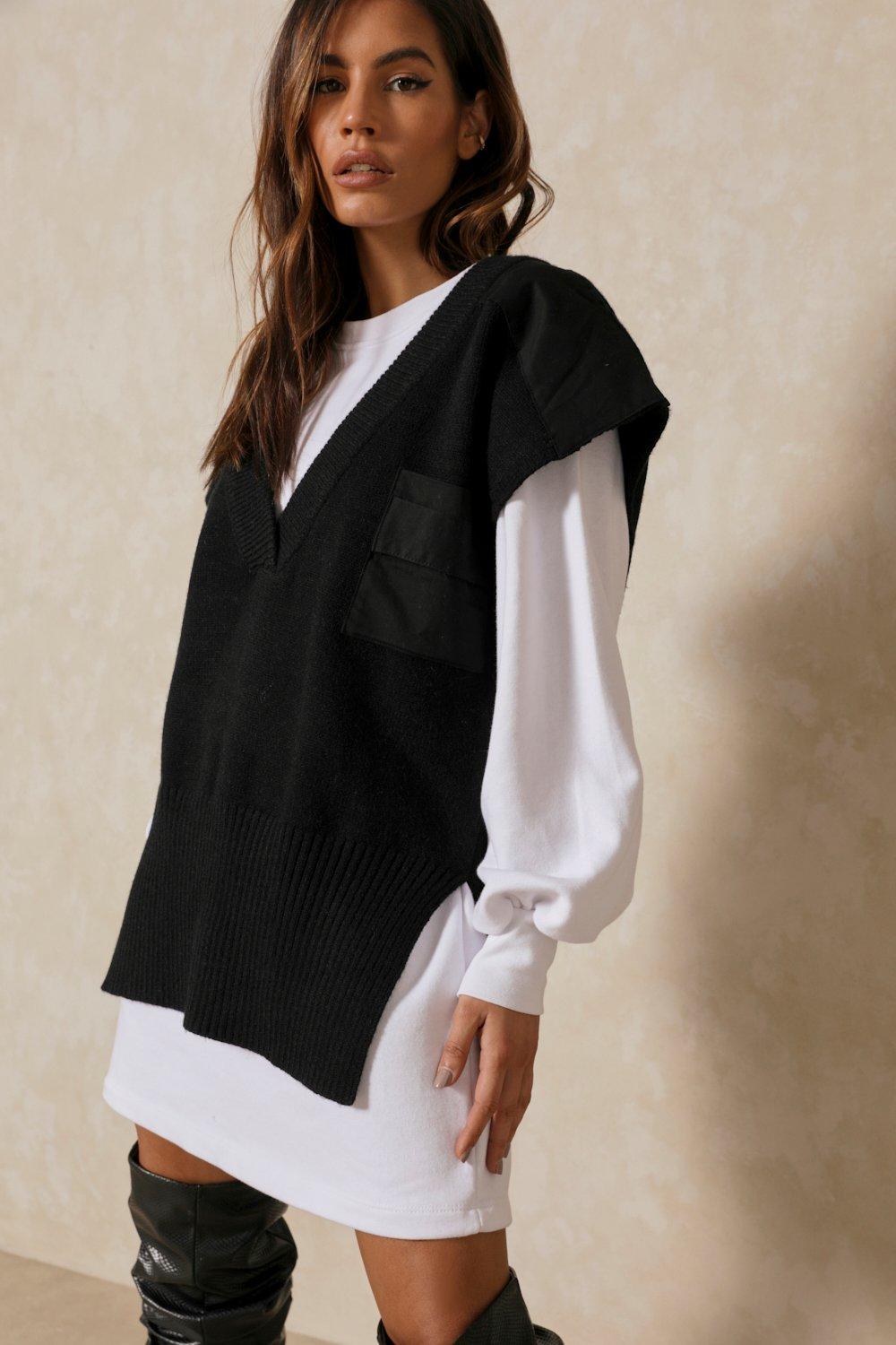 knitted vest jumper