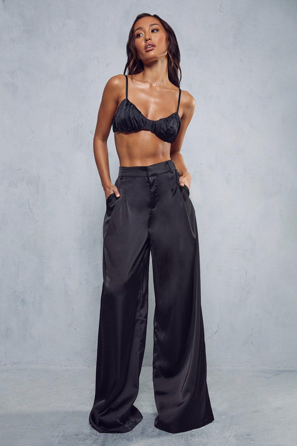 extreme wide leg trousers