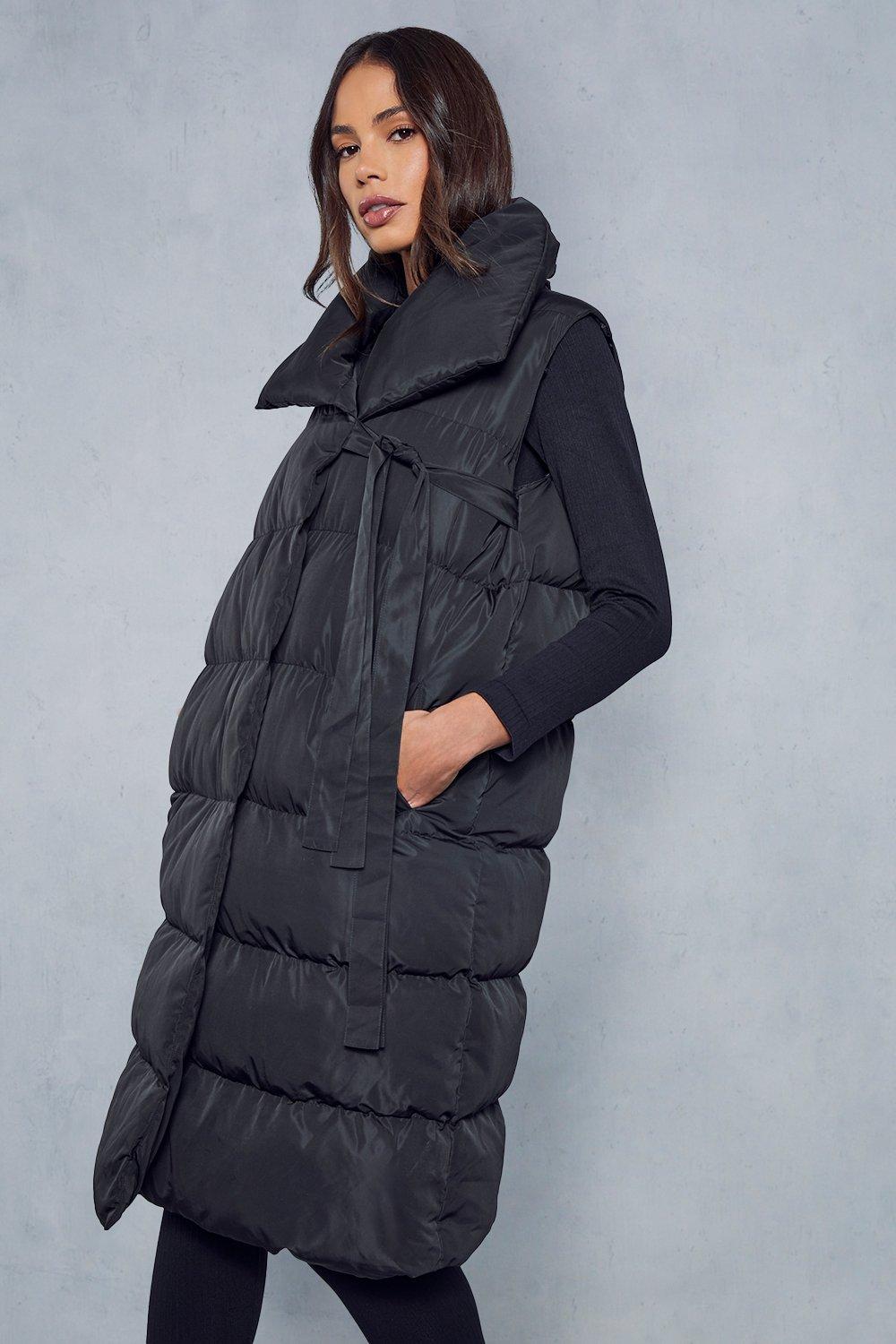 puffa long gilet