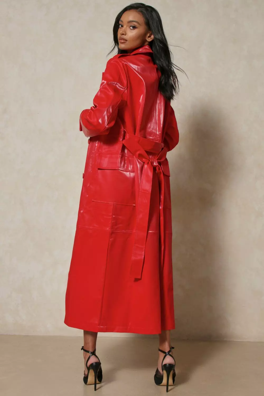 Sparkly Stripes and Bright Red Trench Coat + link up - Style Splash