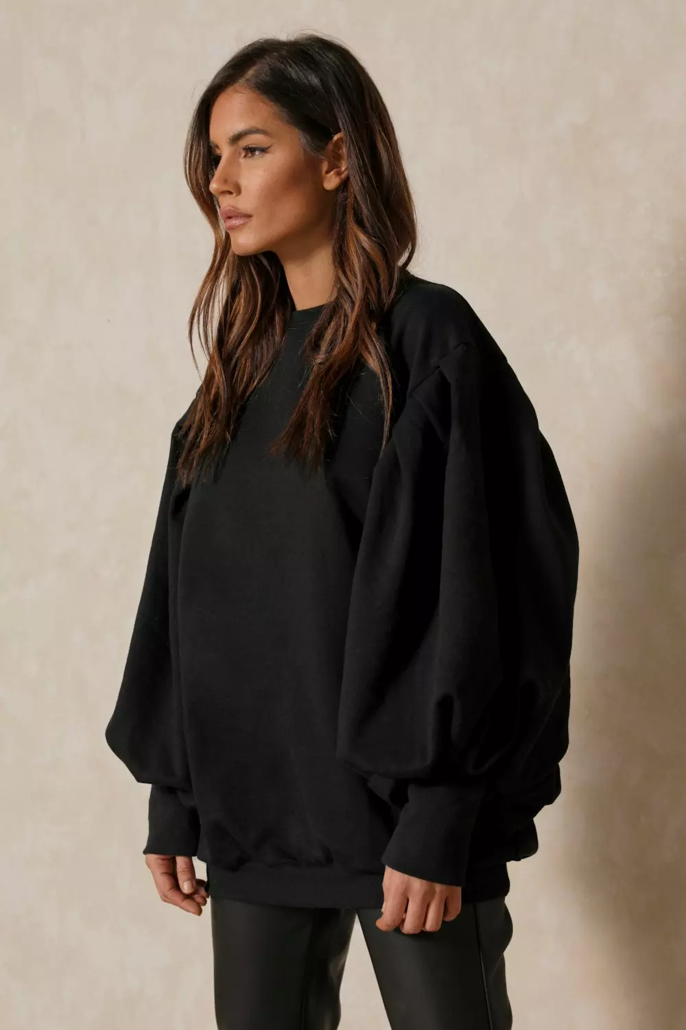 Extreme Balloon Sleeve Sweatshirt | Misspap UK