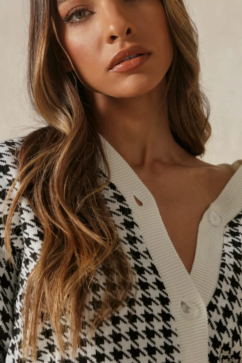 dog tooth cardigan