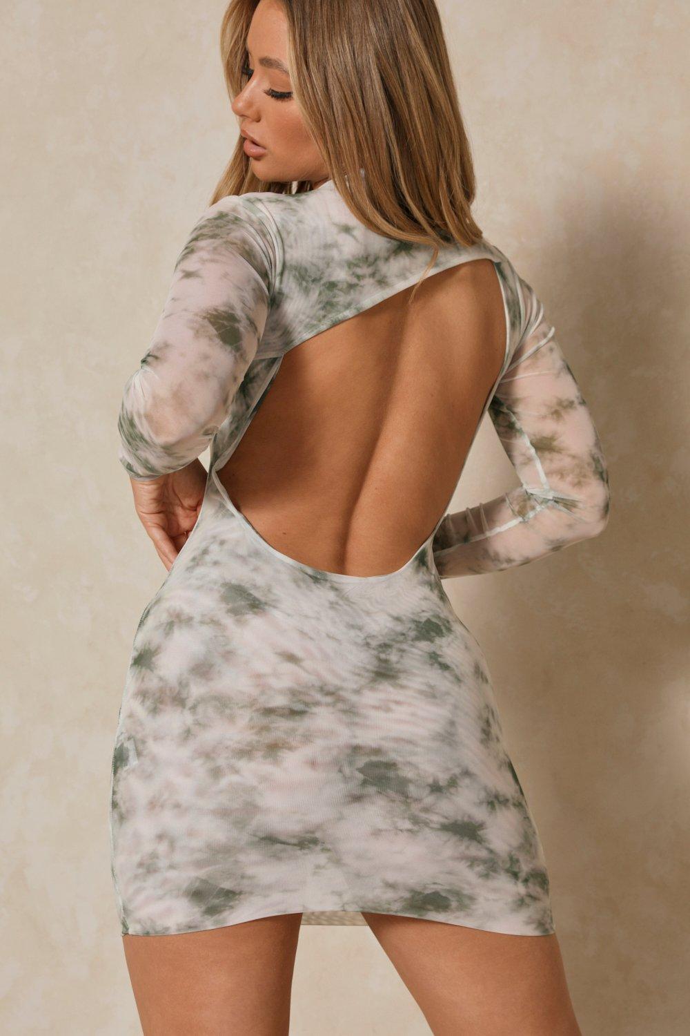 extreme backless dress