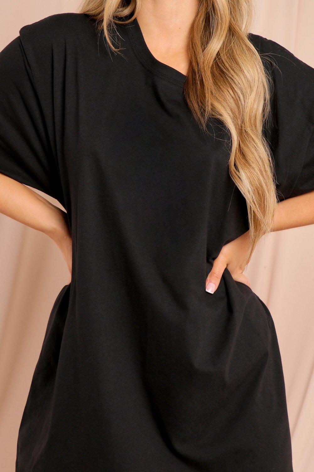 grey oversized t shirt dress