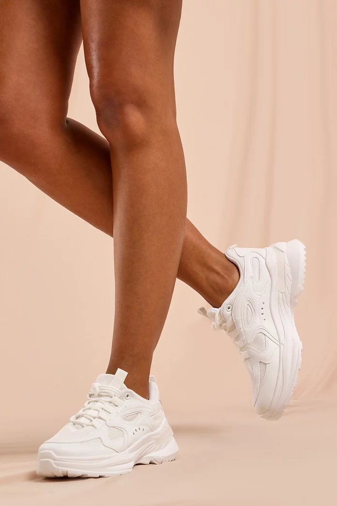 Ontevreden volwassen verlies Chunky Panel Detail Sneakers | Misspap UK