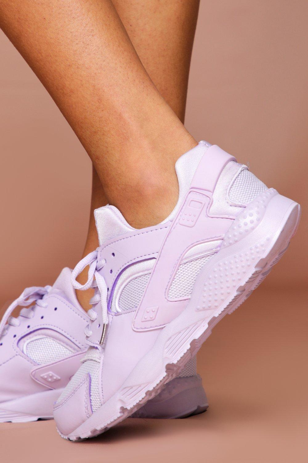 purple chunky trainers