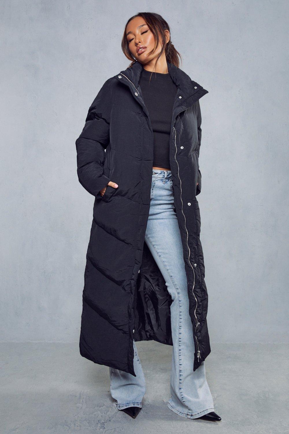 misspap oversized midi puffer jacket