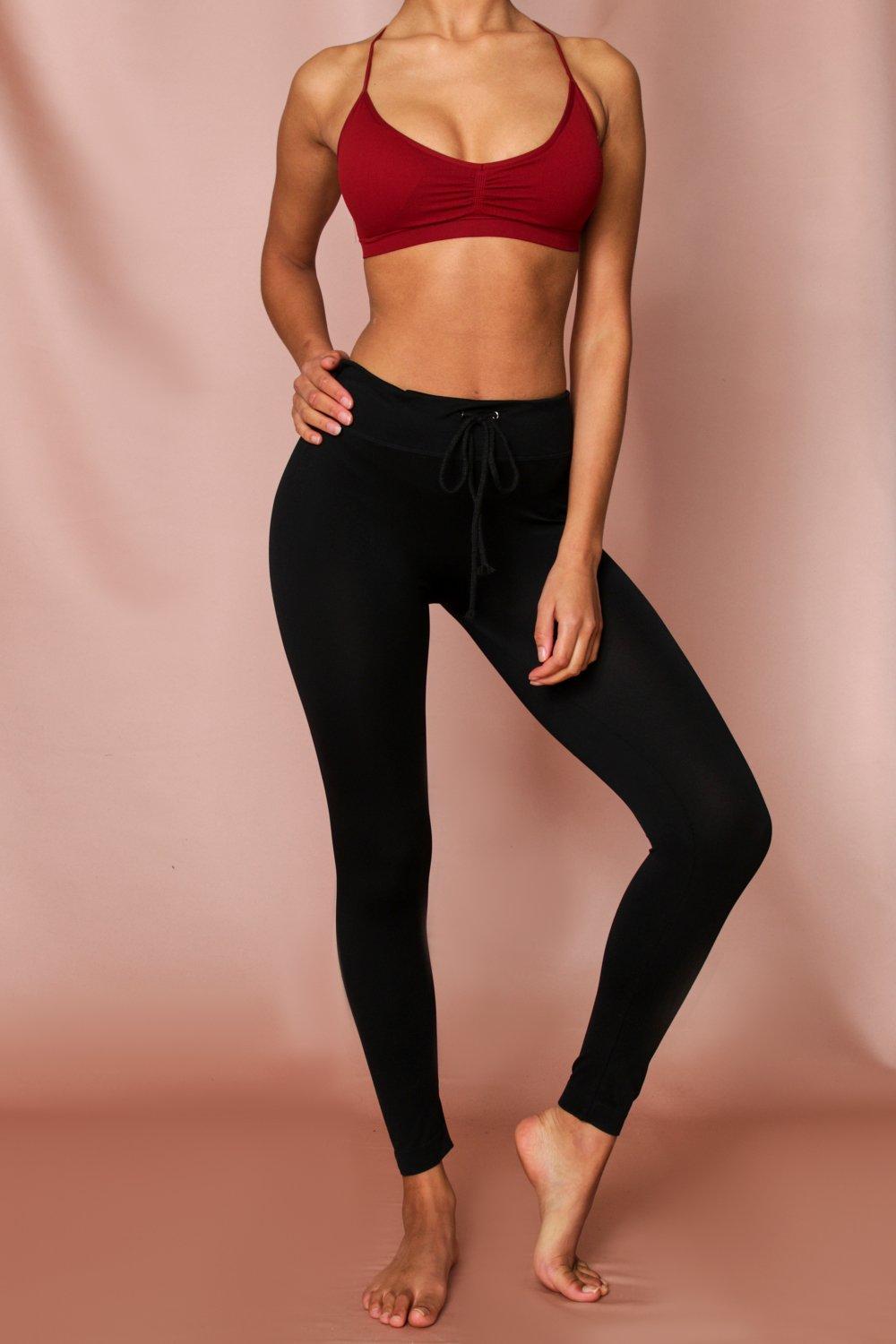 tie waist leggings