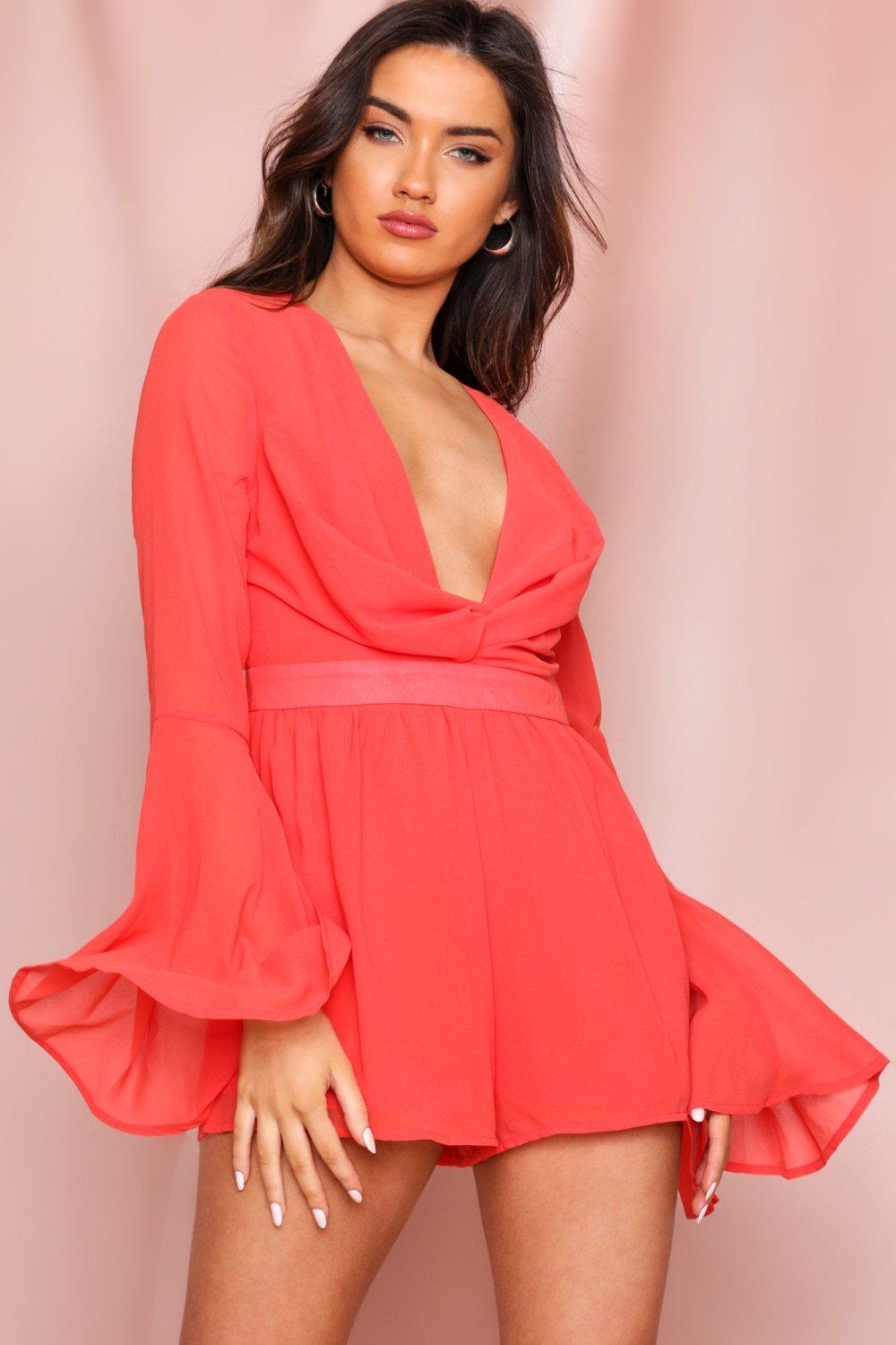 red glitter playsuit