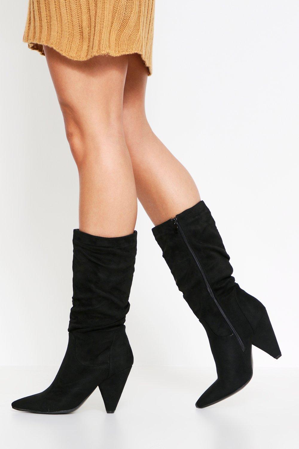 slouch calf boots uk