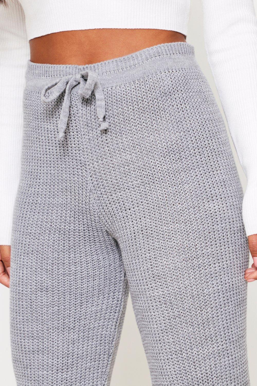 waffle knit joggers