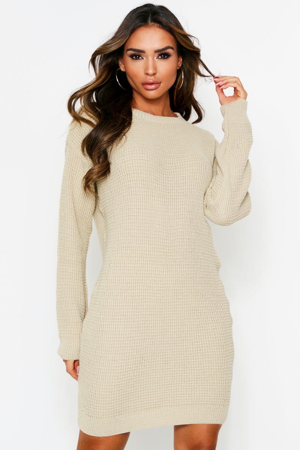 oatmeal jumper dress