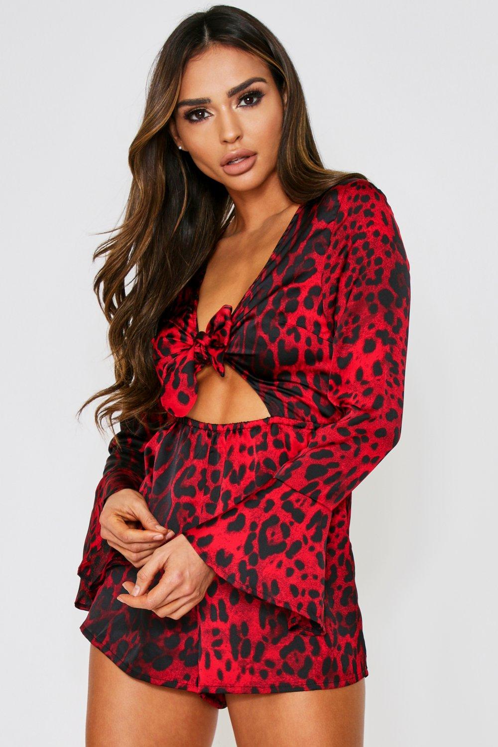 misspap leopard print jumpsuit