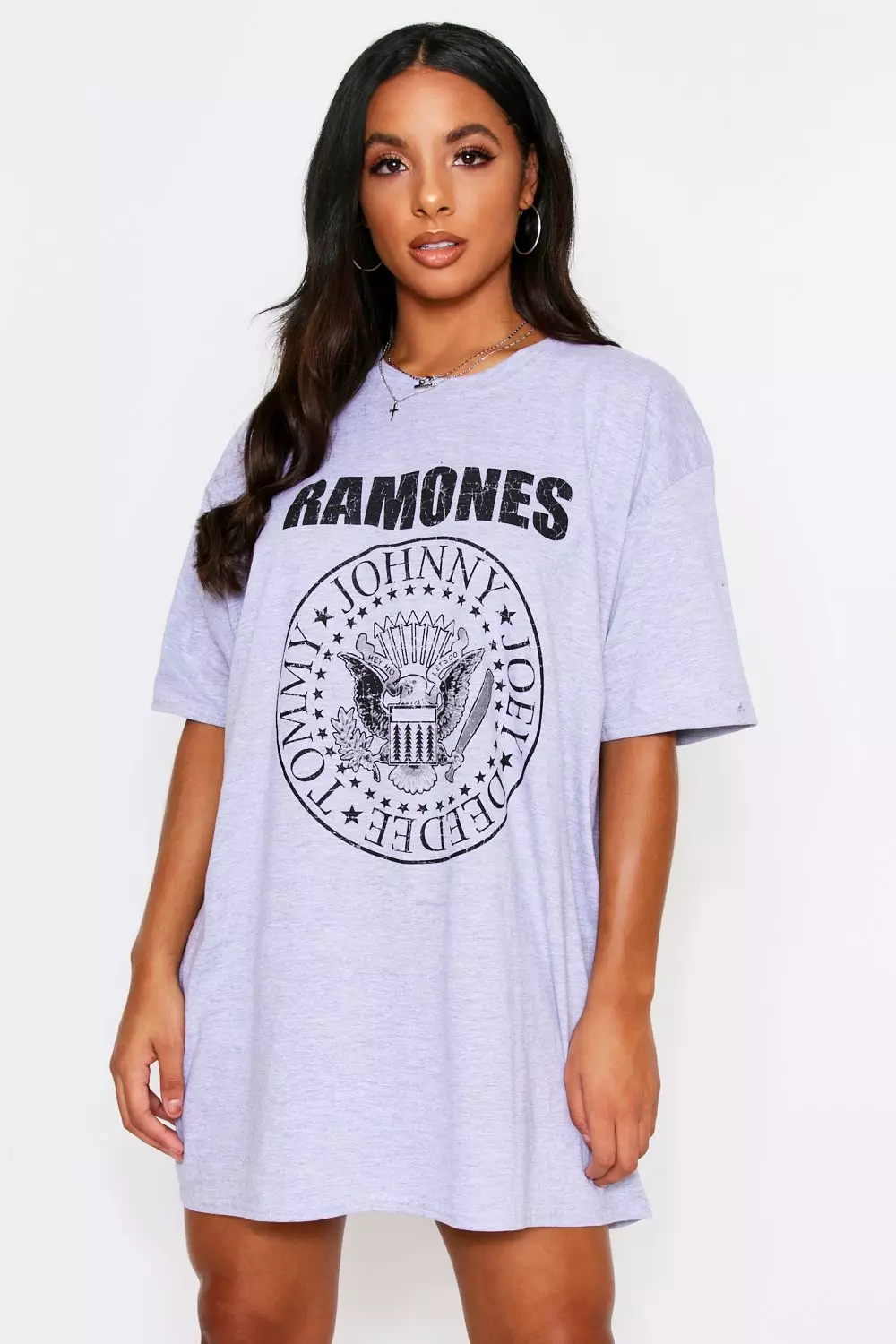 Ramones Oversized Graphic T-Shirt Dress | Misspap UK