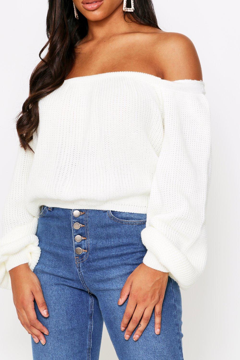 bardot knitted jumper