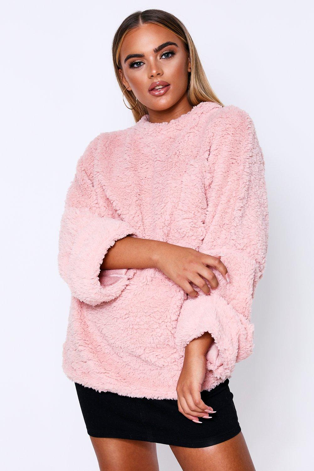 teddy fur jumper