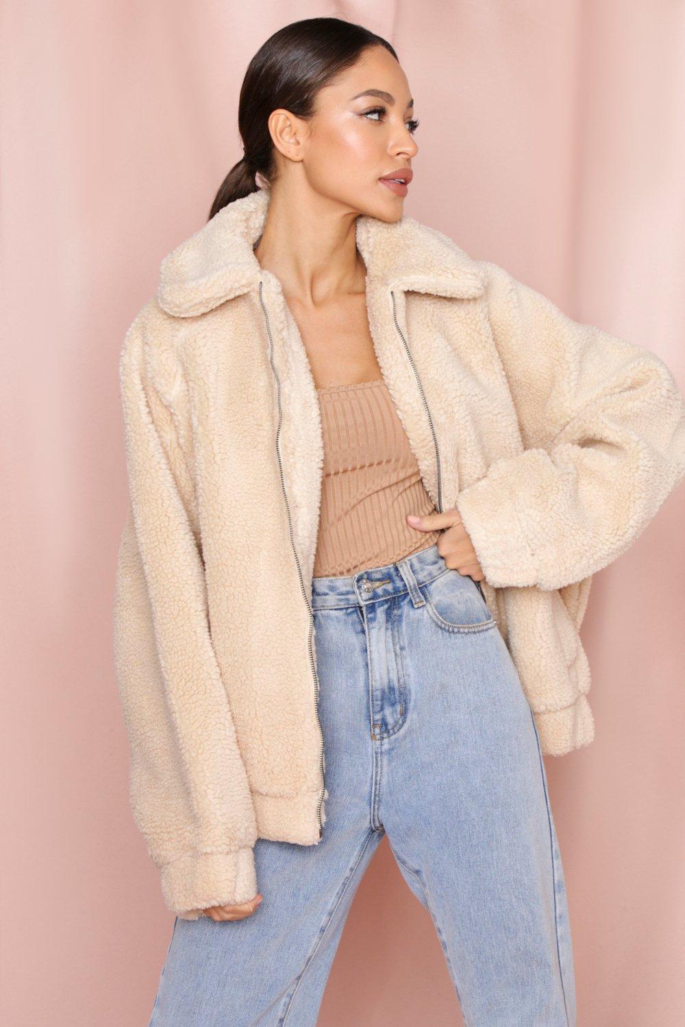 misspap teddy bear coat