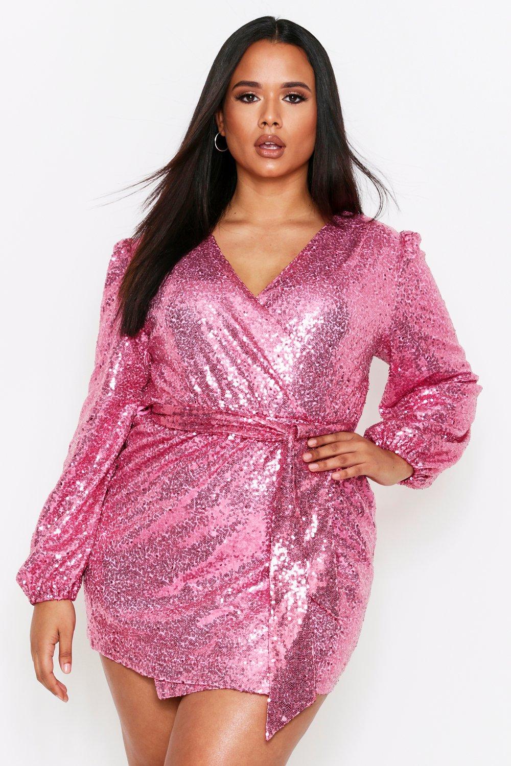 sequin wrap dress australia